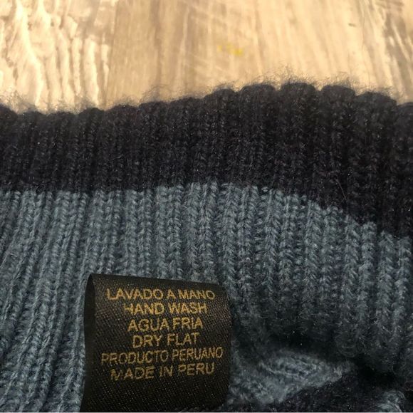 ARTESANIAS YLATEX Men’s Alpaca Sweater Size Small Pullover 1/4 Zip Chunky - Picture 6 of 10